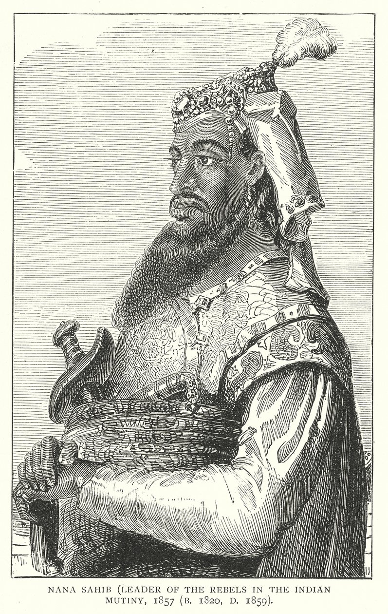 Nana Sahib (Gravur) von English School