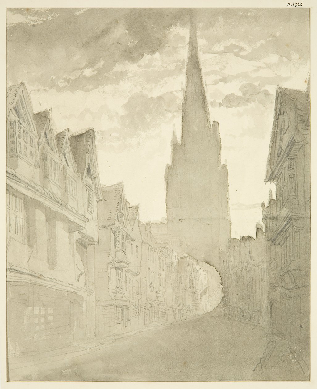 Nordansicht der St. Mary Redcliffe Kirche von der Redcliffe Street von English School