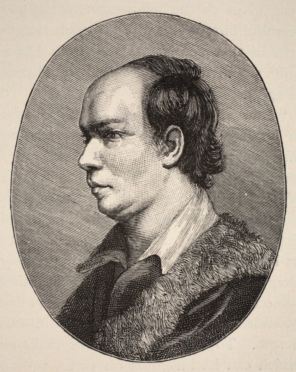 Oliver Goldsmith, Illustration aus Die Kirche von England: Eine Geschichte für das Volk von H.D.M. Spence-Jones, veröffentlicht um 1910 von English School