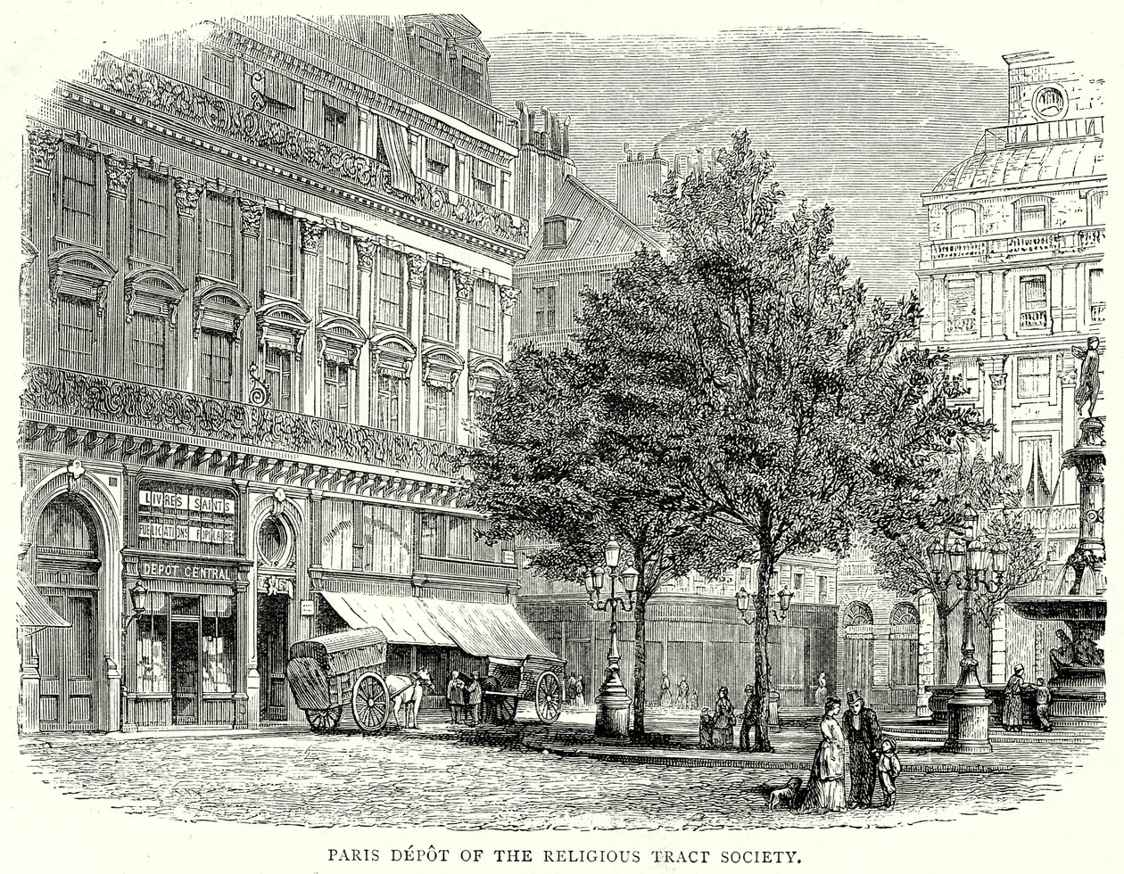 Pariser Depot der Religious Tract Society von English School