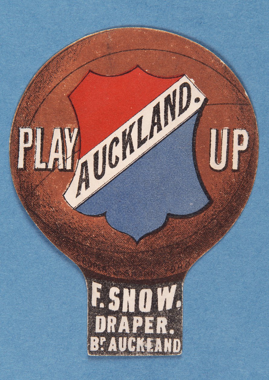 Spiel auf Aukland. F. Snow. Draper. BP. Auckland von English School