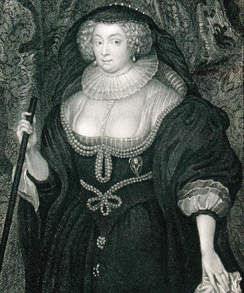 Porträt von Frances Howard (ca. 1578-1639) Herzogin von Richmond, aus 