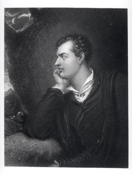 Porträt von George Gordon, 6. Lord Byron of Rochdale (1788-1824) von English School