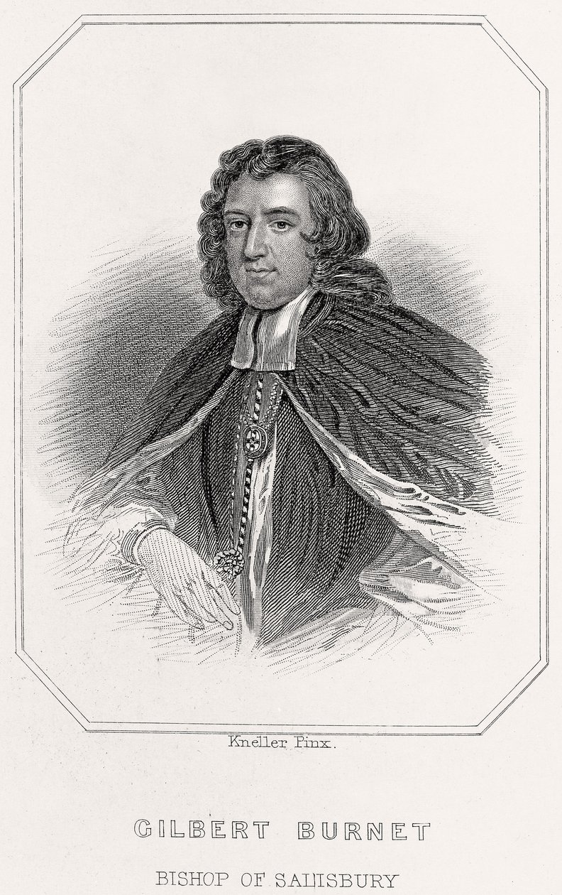 Porträt von Gilbert Burnet, Bischof von Salisbury von English School