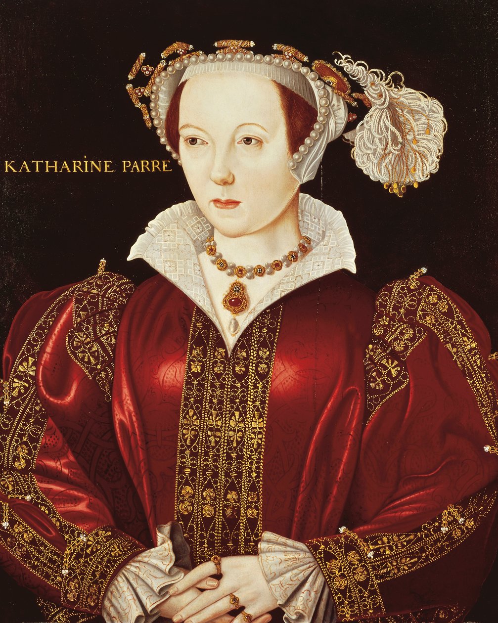 Porträt von Katherine Parr, um 1545 von English School