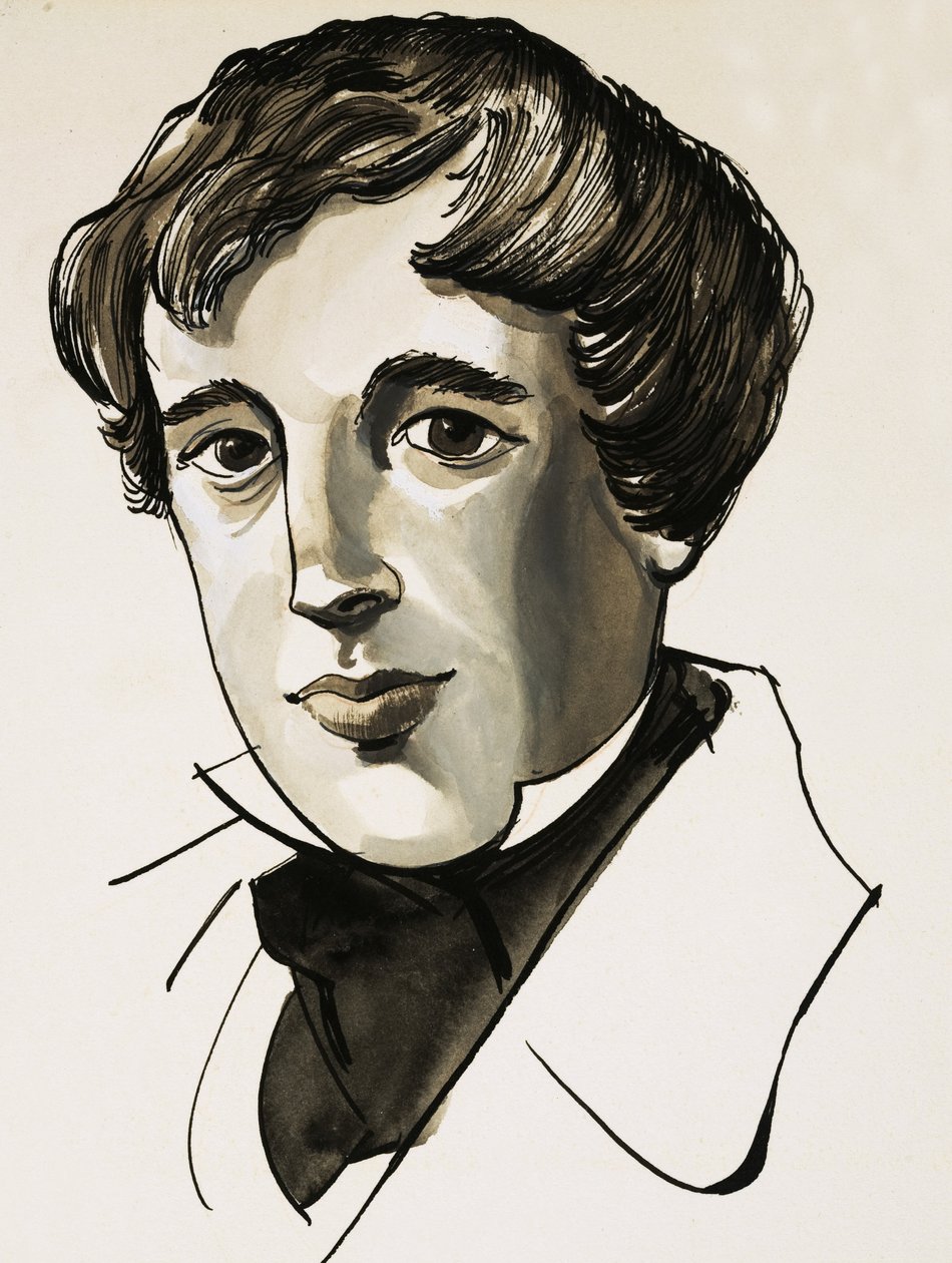 Porträt von Lord Byron von English School