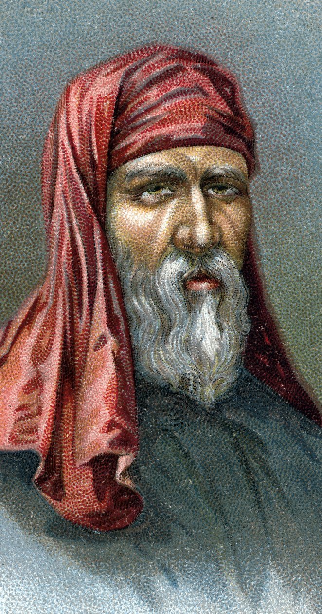 Porträt von Plutarch (43-120 n. Chr.) (Chromolithographie) - Englische Schule, 20. Jahrhundert von English School