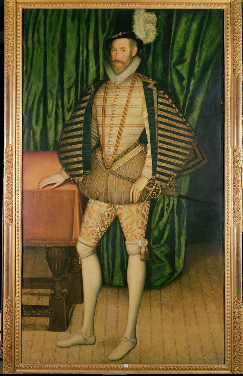 Porträt von Sir Jerome Bowes (gest. 1616), Botschafter beim Zaren von Russland, 1583 von English School