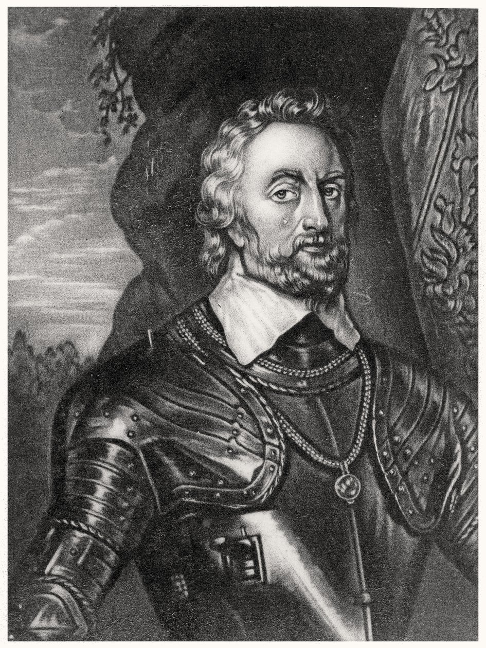 Porträt von Thomas Howard, Earl of Arundel (1585-1646) graviert von ...