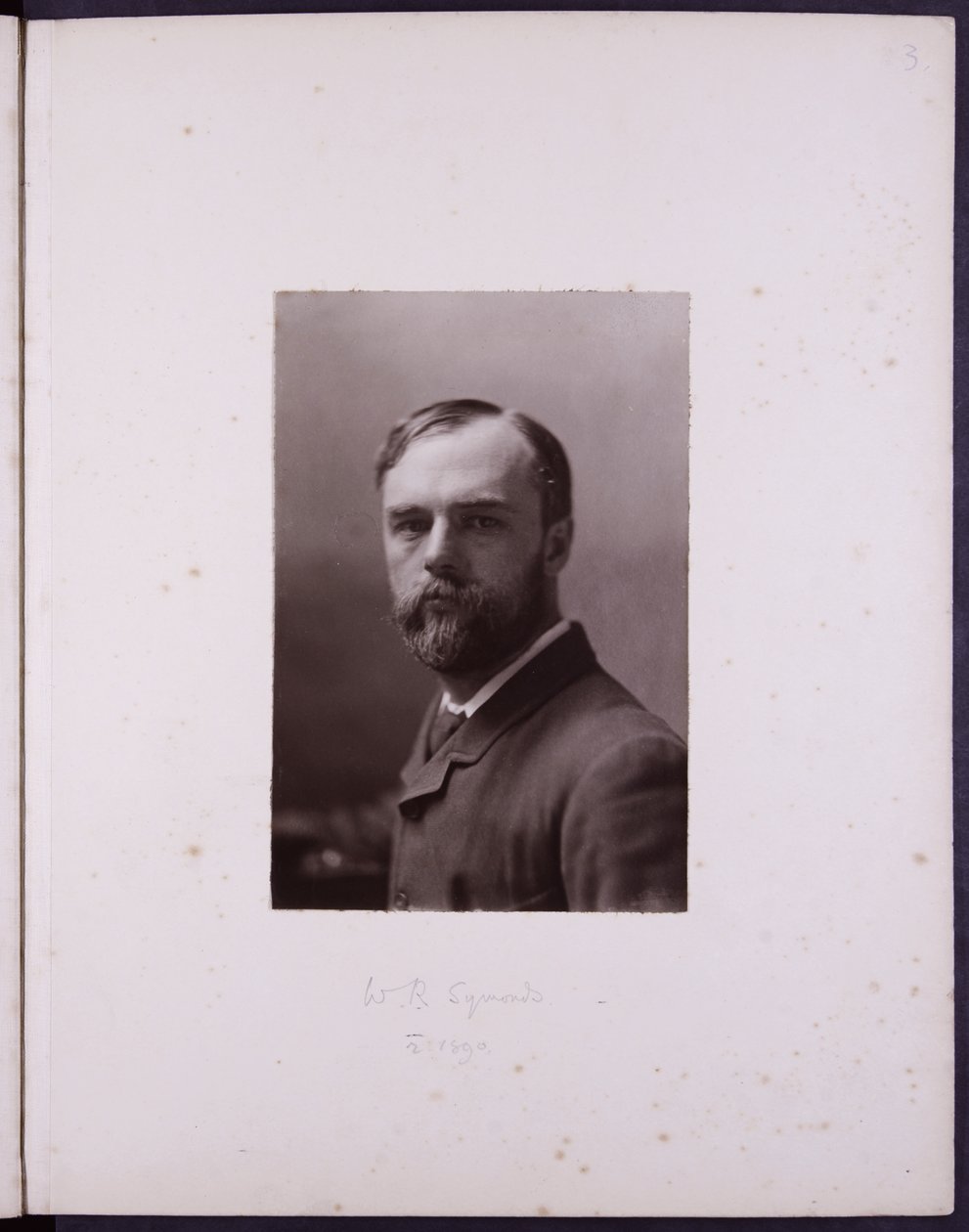 Porträt von WR Symonds, ca. 1900 von English School