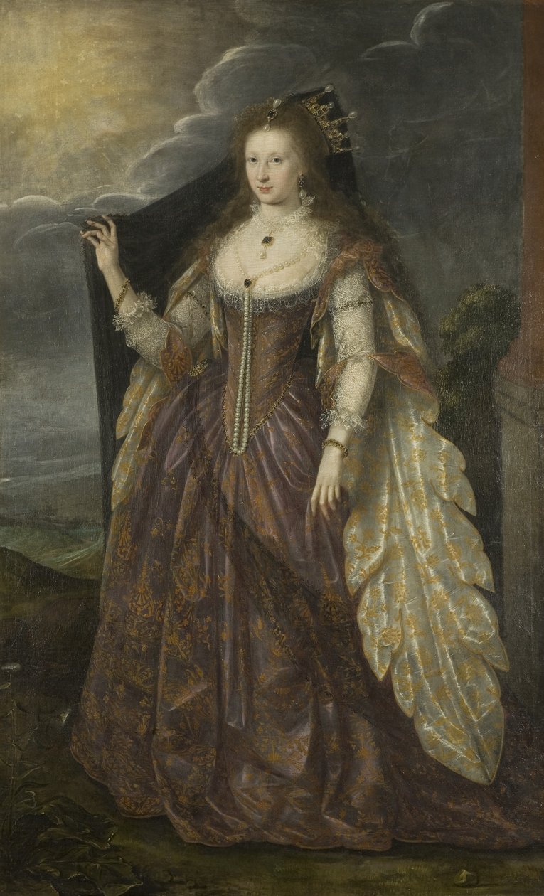 Porträt einer Dame von English School