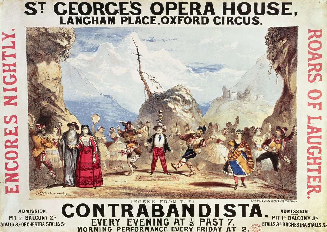 Plakat, das das St. George