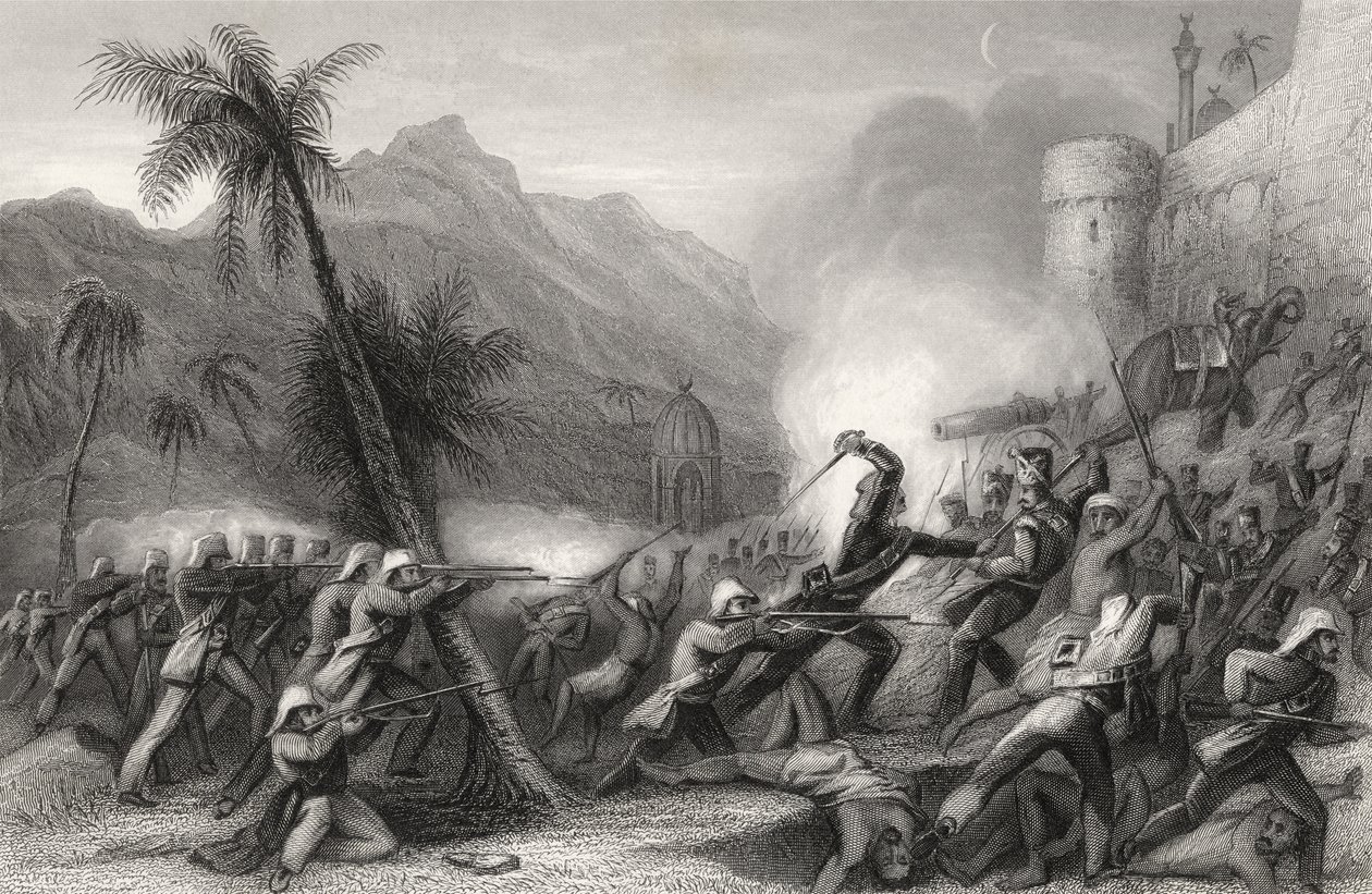 Abwehr eines Ausfalls vor Delhi, aus 
