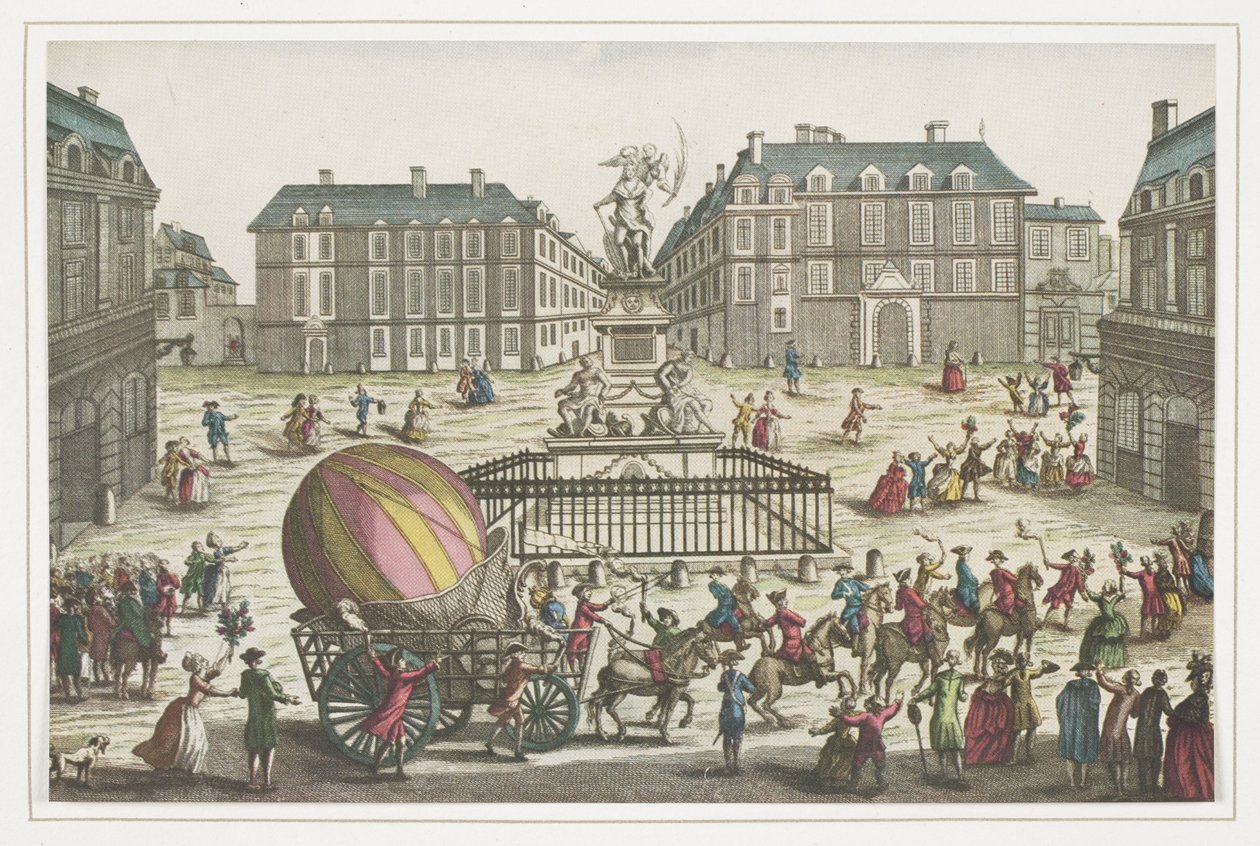 Rückkehr des Charles und Robert Ballons von English School
