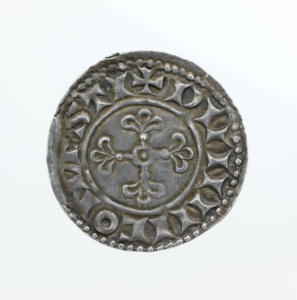 Rückseite eines Pennys aus der Regierungszeit von Wilhelm I. von English School