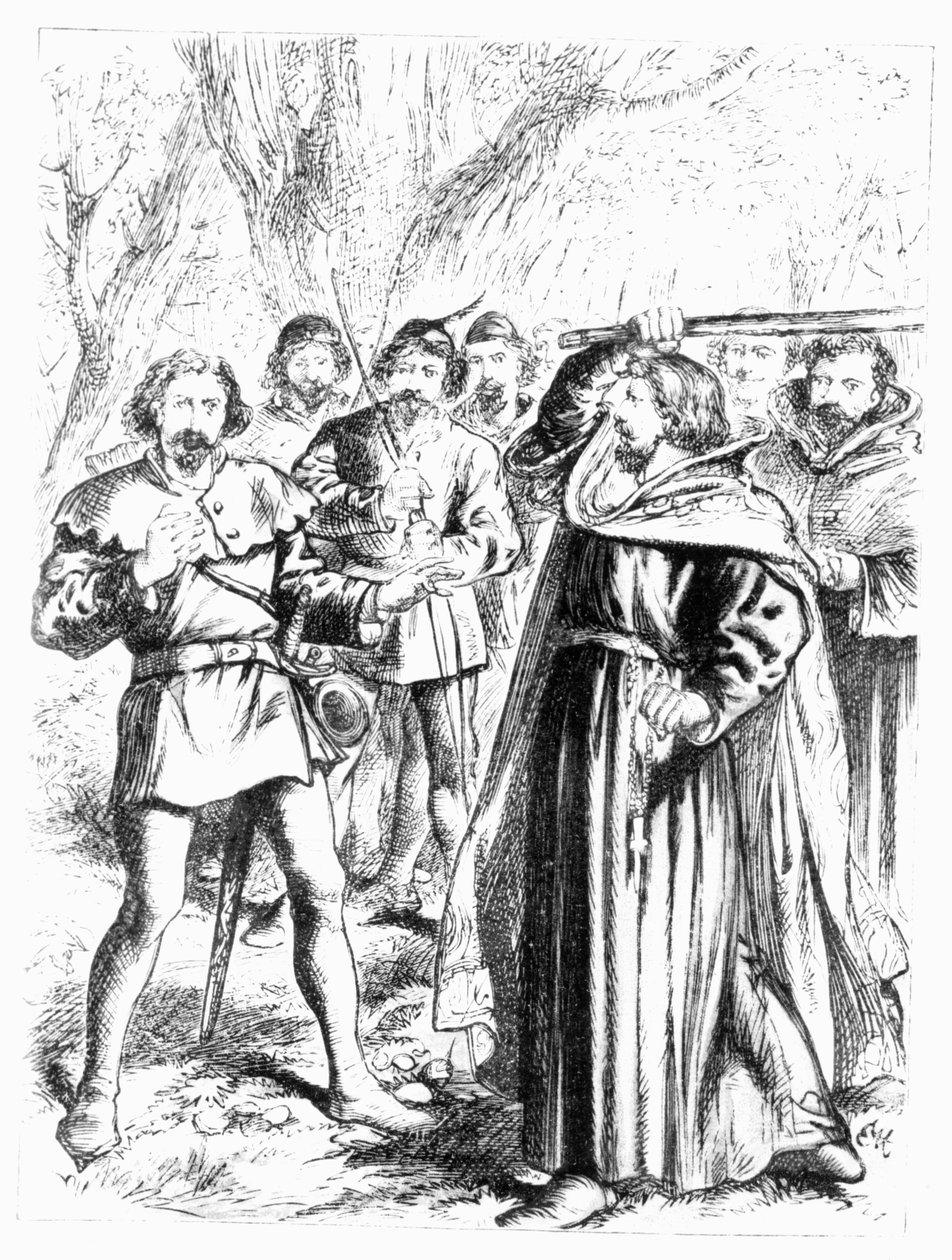 Robin Hood und König Richard I. (1157-99) von English School