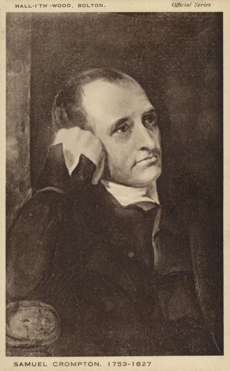 Samuel Crompton, englischer Erfinder der Spinnmaschine von English School