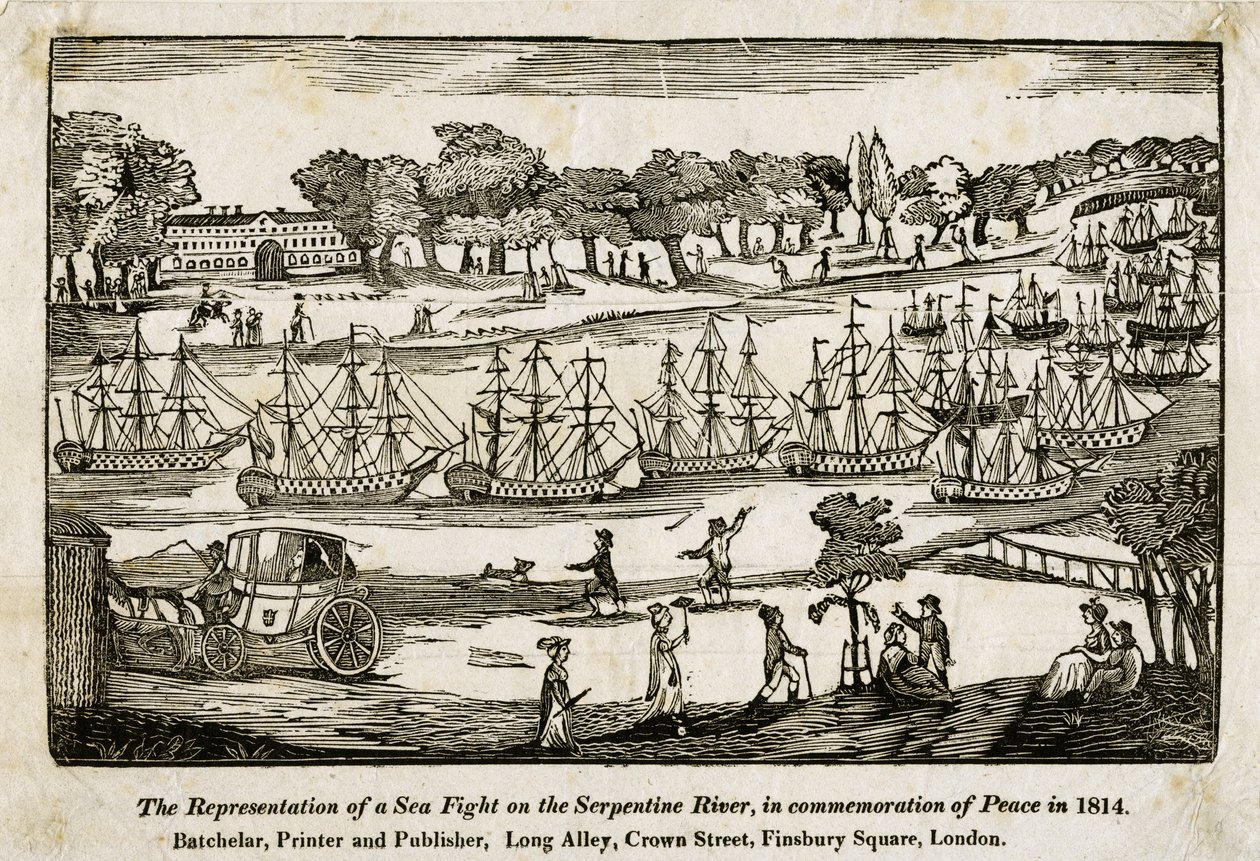 Serpentine, Hyde Park in London von English School