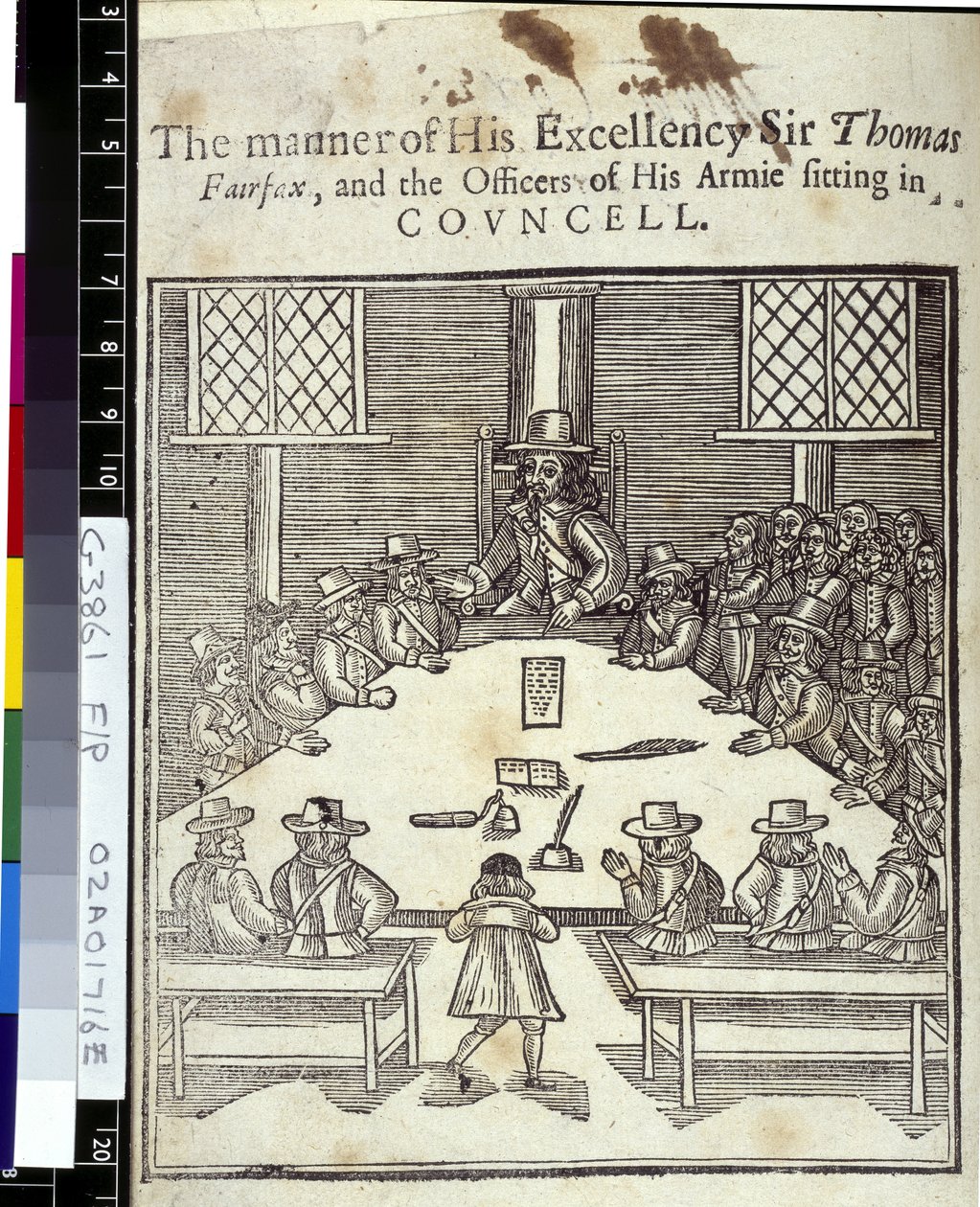 Sir Thomas Fairfax (1612-71) und der Generalrat der parlamentarischen Armee von English School