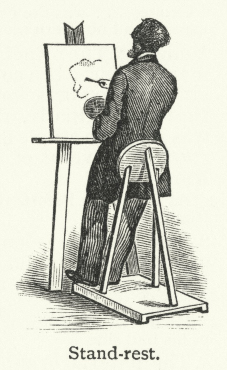 Ständer-Rest (Gravur) von English School