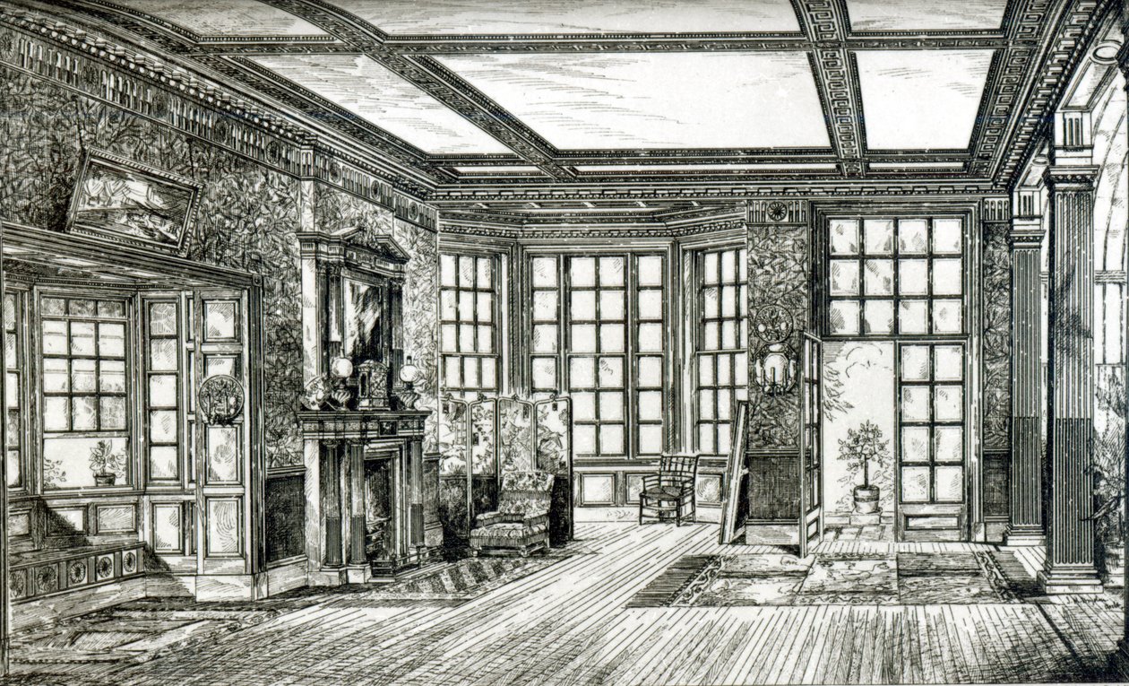 Studio für James Tissot Esquire, Grove End Road, 1874 von English School