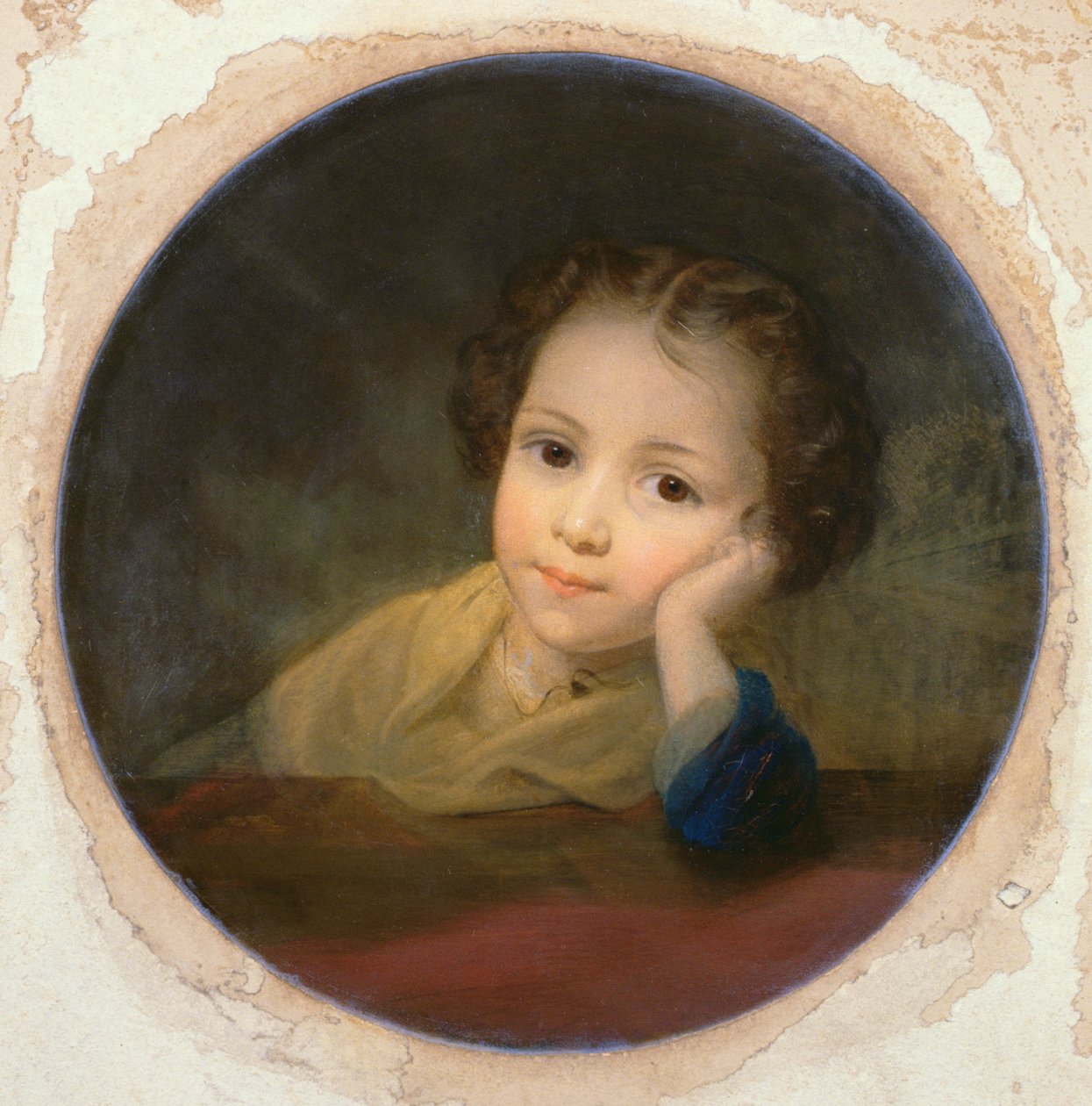Studie eines Kindes, um 1850 von English School