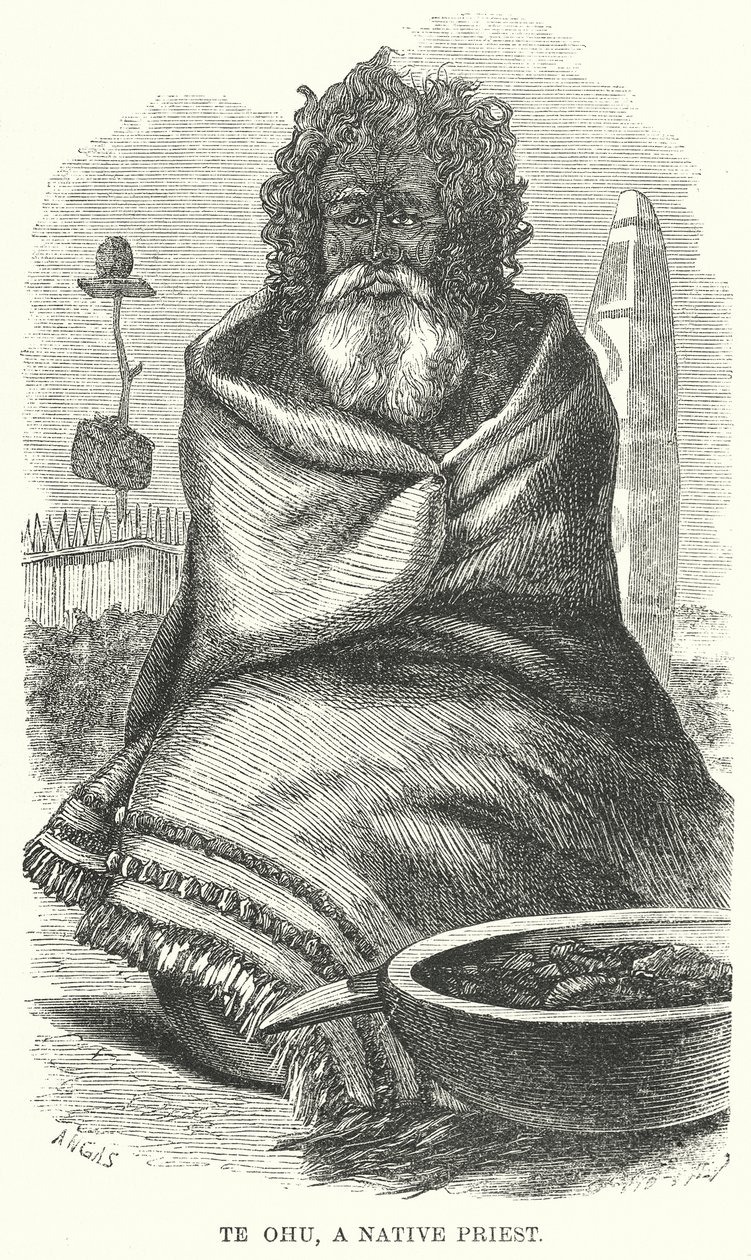 Te Ohu, ein einheimischer Priester von English School