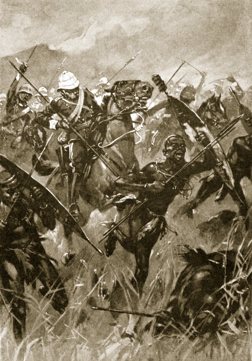 Der Angriff der 17. Lanzenreiter, 4. Juli 1879 von English School