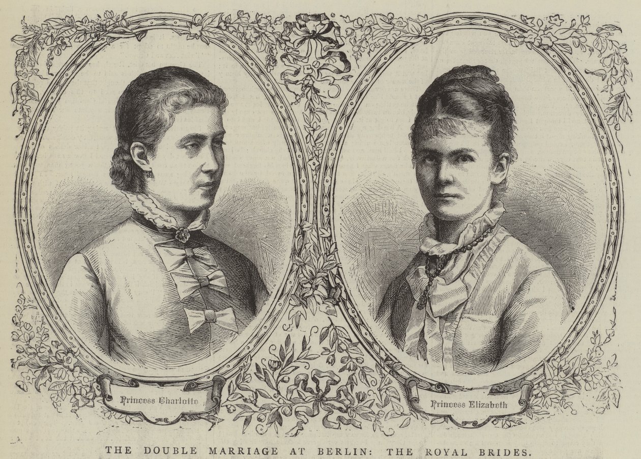 Die Doppelhochzeit in Berlin, die königlichen Bräute von English School