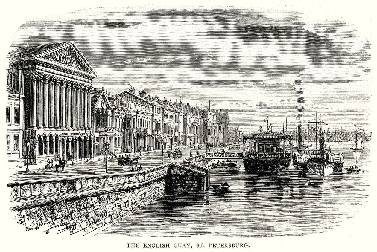Die Englische Anlegestelle, St. Petersburg von English School