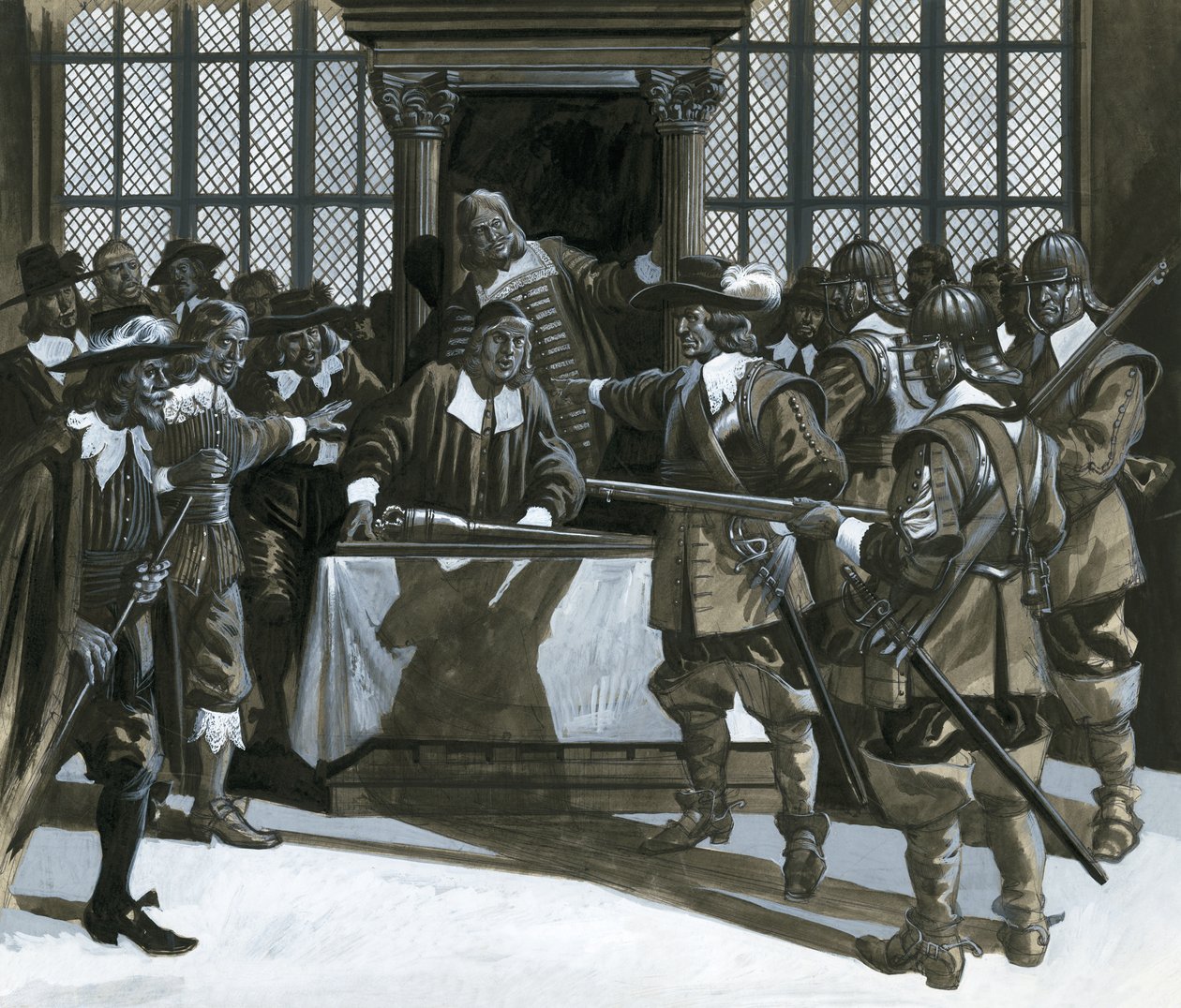 Der Bauer, der England regierte, König Oliver der Erste von English School