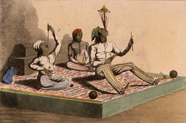 Die indischen Jongleure, Oktober 1813, aus 