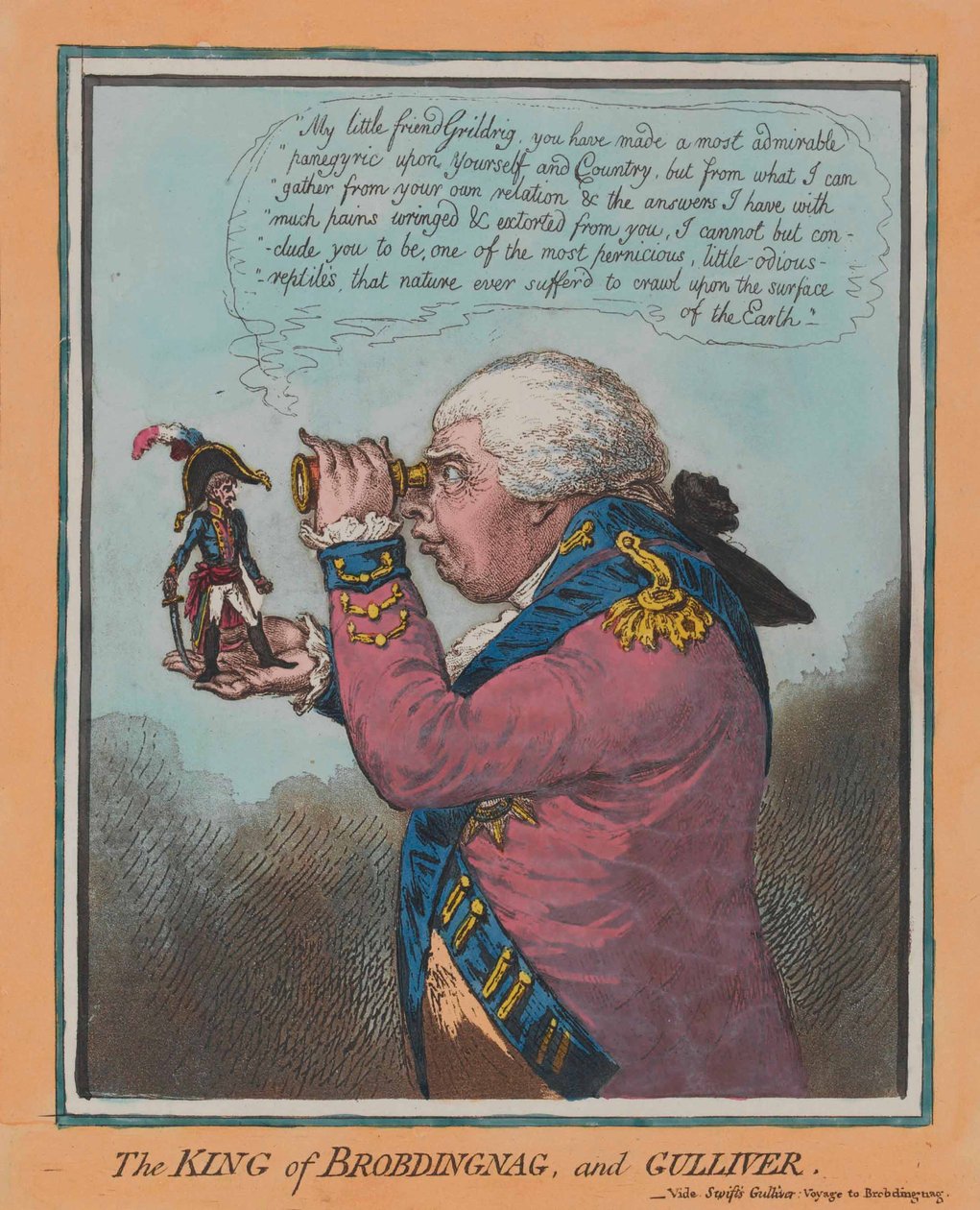 Der König von Brobdingnag und Gulliver von English School