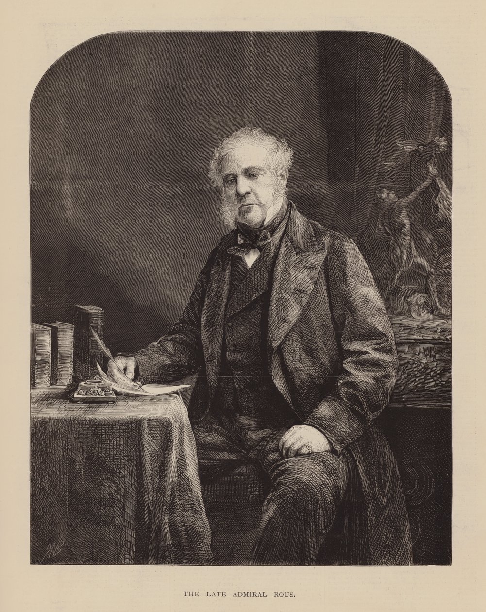 Der verstorbene Admiral Rous von English School