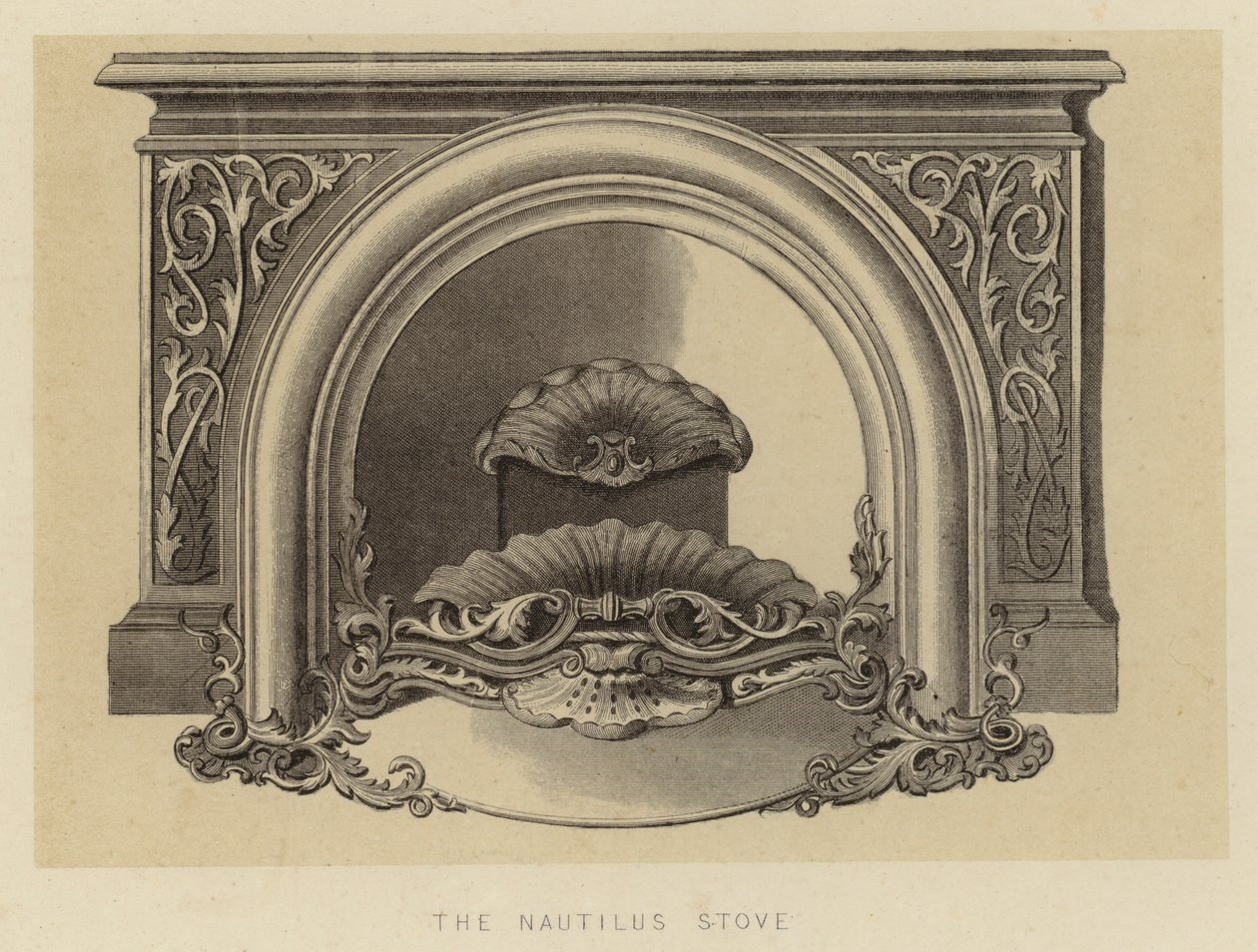 Der Nautilus-Ofen (Lithografie) von English School