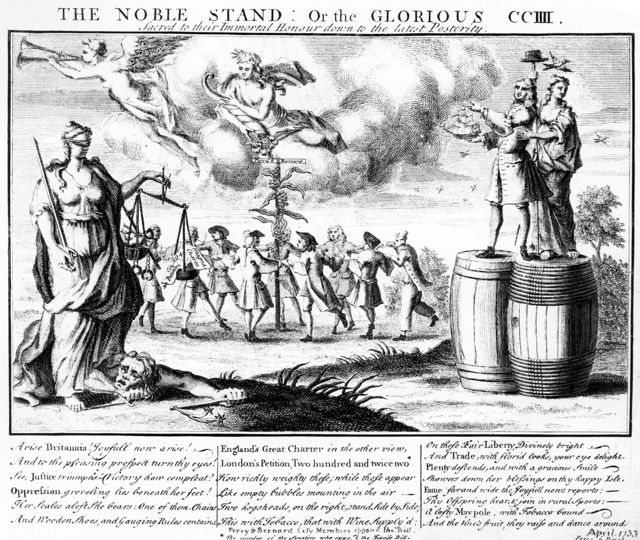 Der edle Stand, oder die glorreichen CCIII, geweiht zu ihrem unsterblichen Ruhm bis in die Nachwelt, ca. 1733 von English School