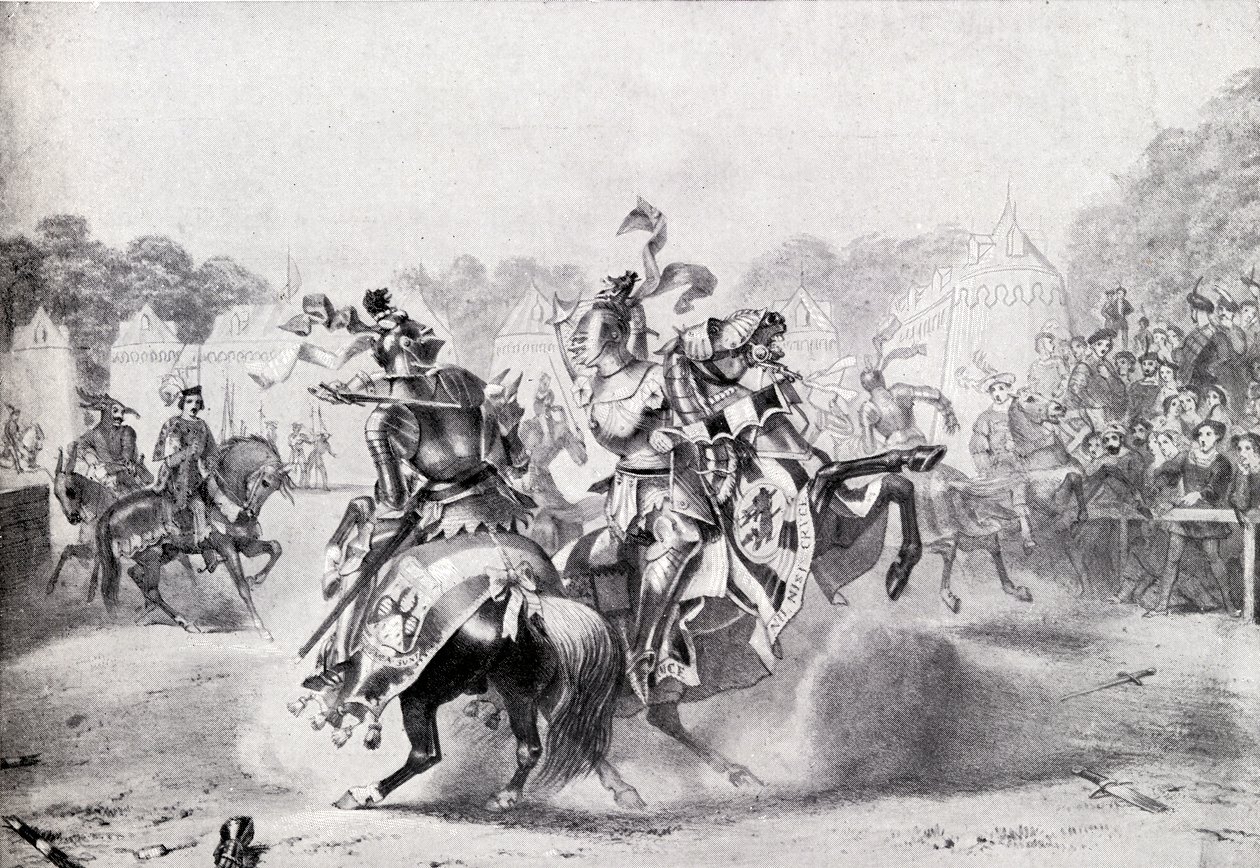 Das einzige Turnier in der Regierungszeit von Königin Victoria, Illustration aus 