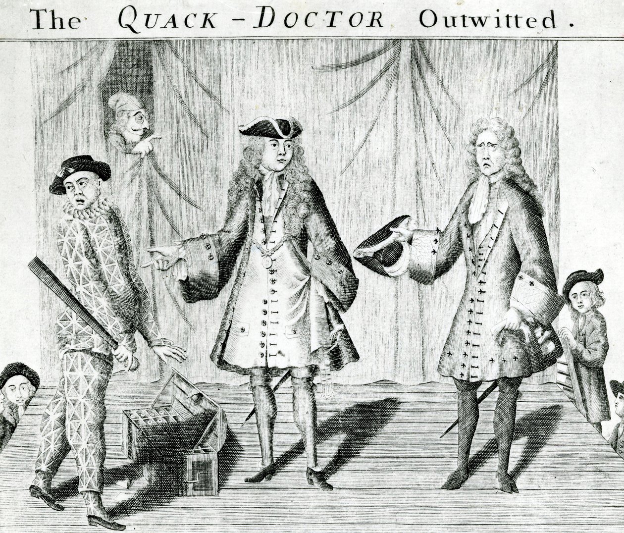 Der Quacksalber ausgetrickst, veröffentlicht von Sutton Nichols, 1558 von English School