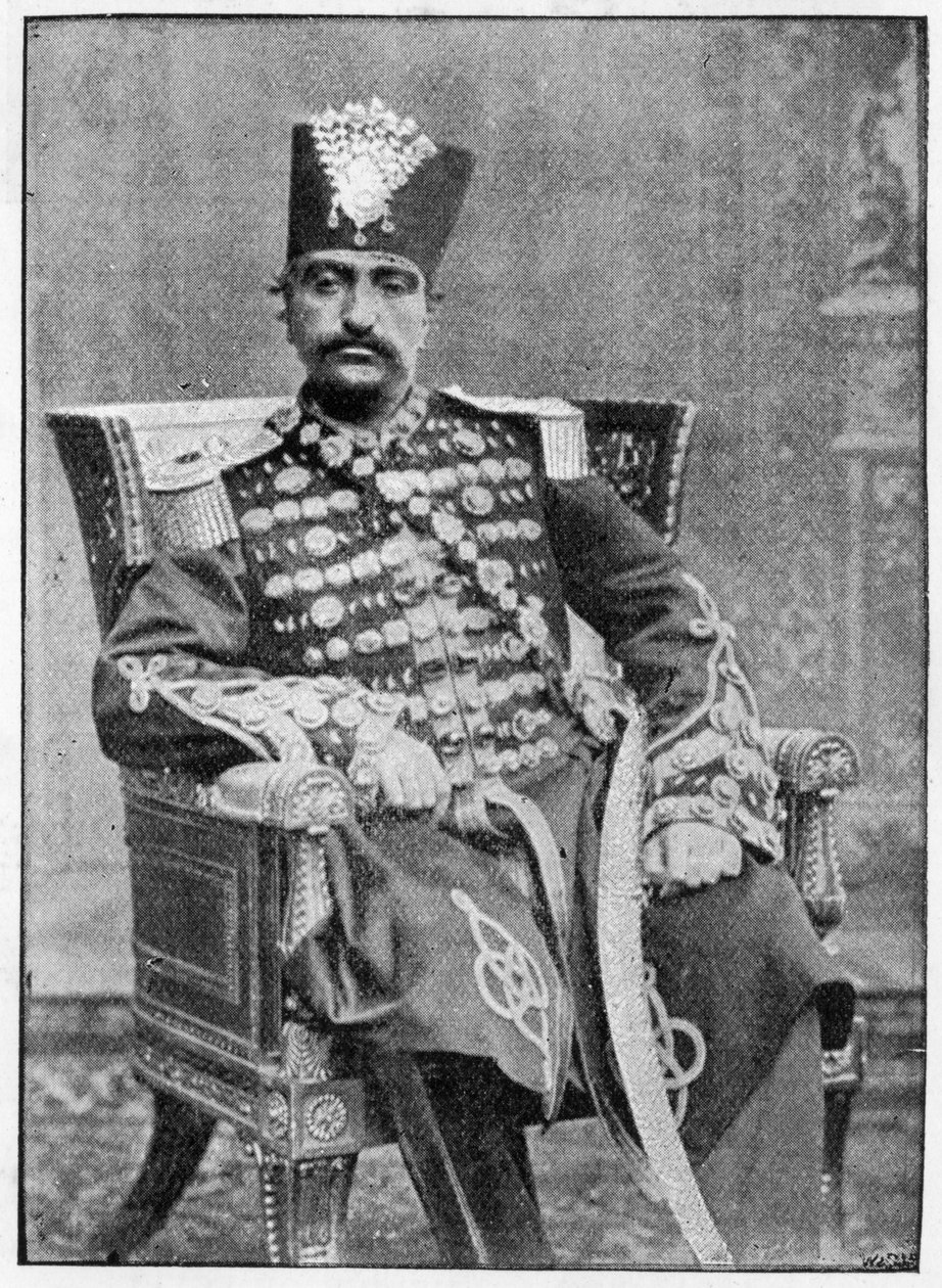 Der Schah von Persien, 1893 von English School
