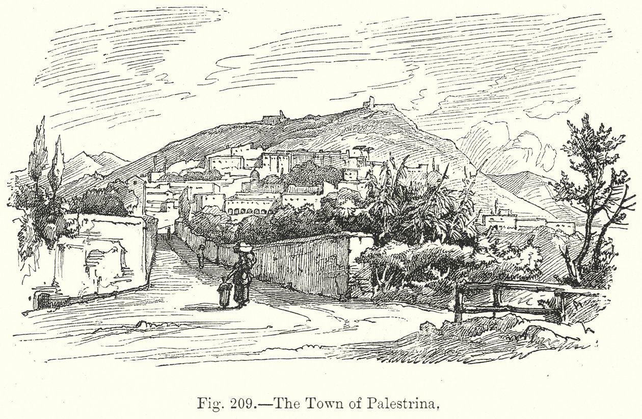 Die Stadt Palestrina von English School