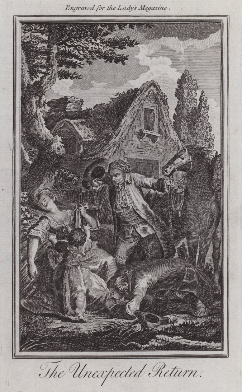 Die unerwartete Rückkehr (Gravur) von English School