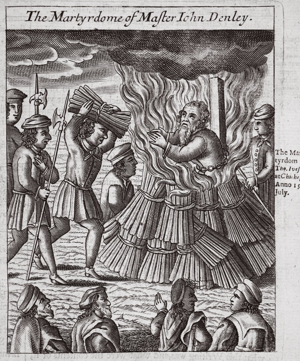 Das Martyrium von Meister John Denley, Illustration aus 