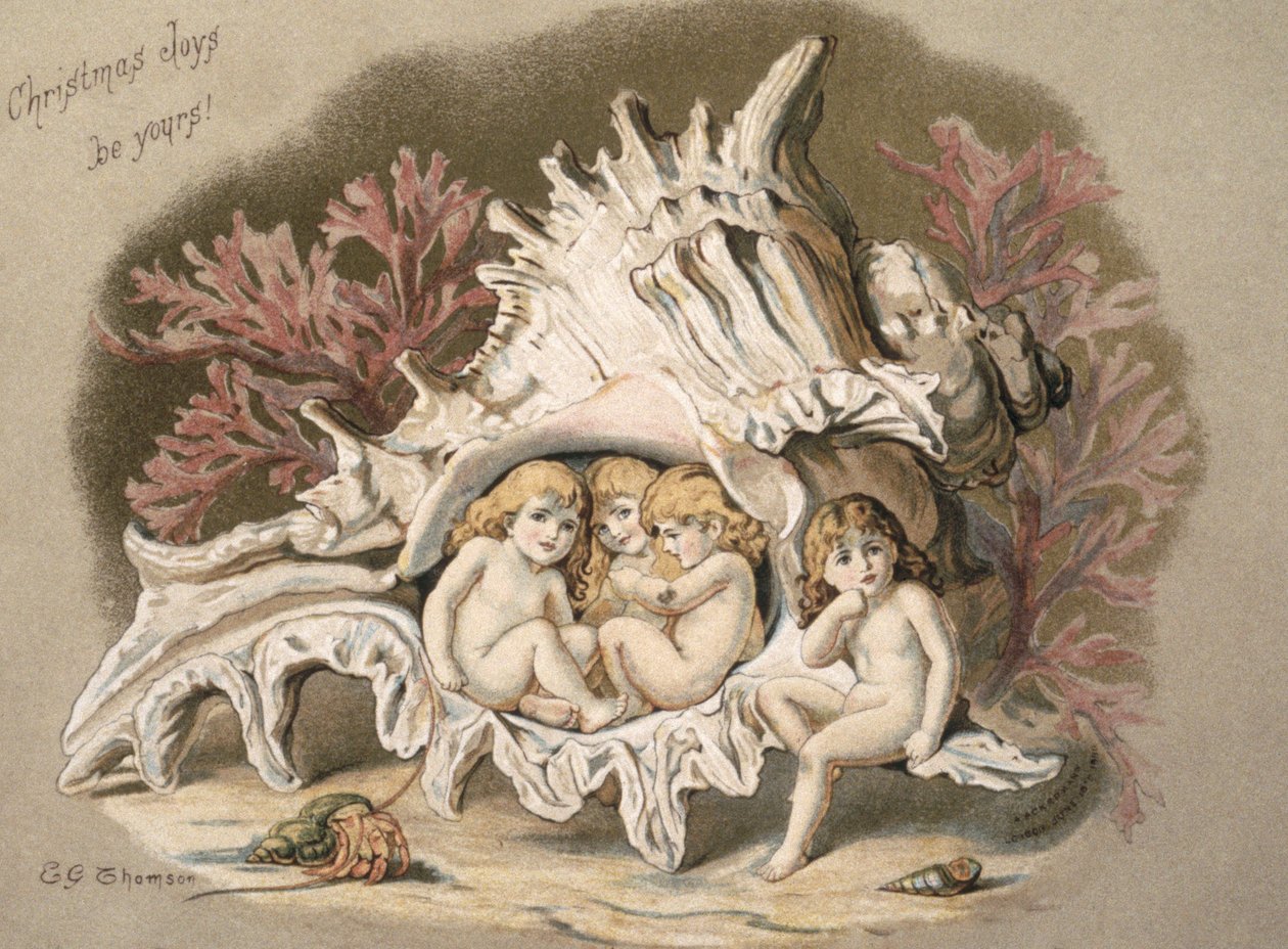 Die Wasserbabys, ca. 1880 von English School