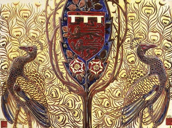 Fliese, Pilkington Royal Lancastrian Pottery, gegründet 1892 von English School