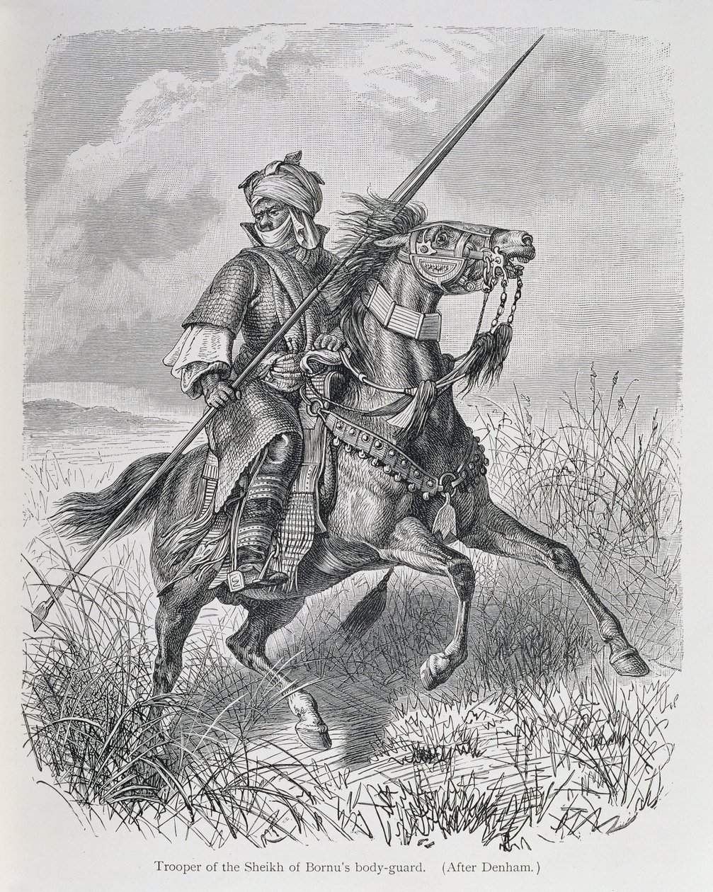 Reiter der Leibwache des Scheichs von Bornu, aus 