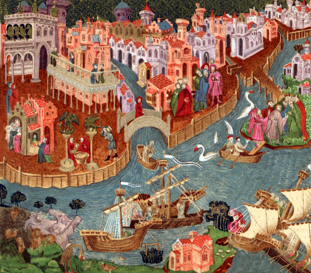 Venedig im Jahr 1338, aus 