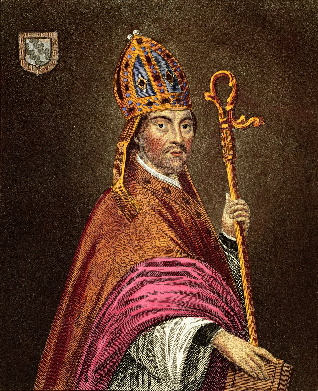 Walter Stapledon (1261-1326), nach einem Gemälde in der Bodleian Gallery von English School
