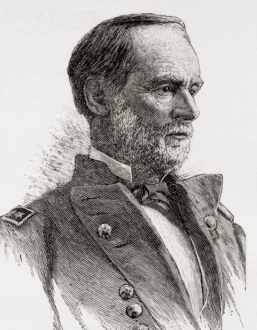 William Tecumseh Sherman von English School: Kunstdruck