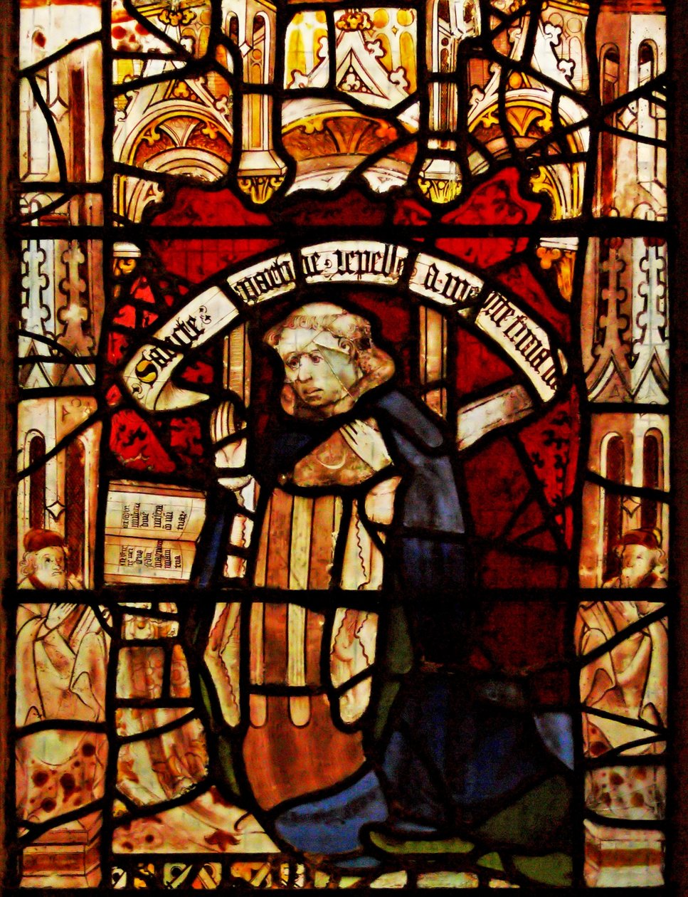 Fenster NW mit einem Stifter - Robert Semer von English School