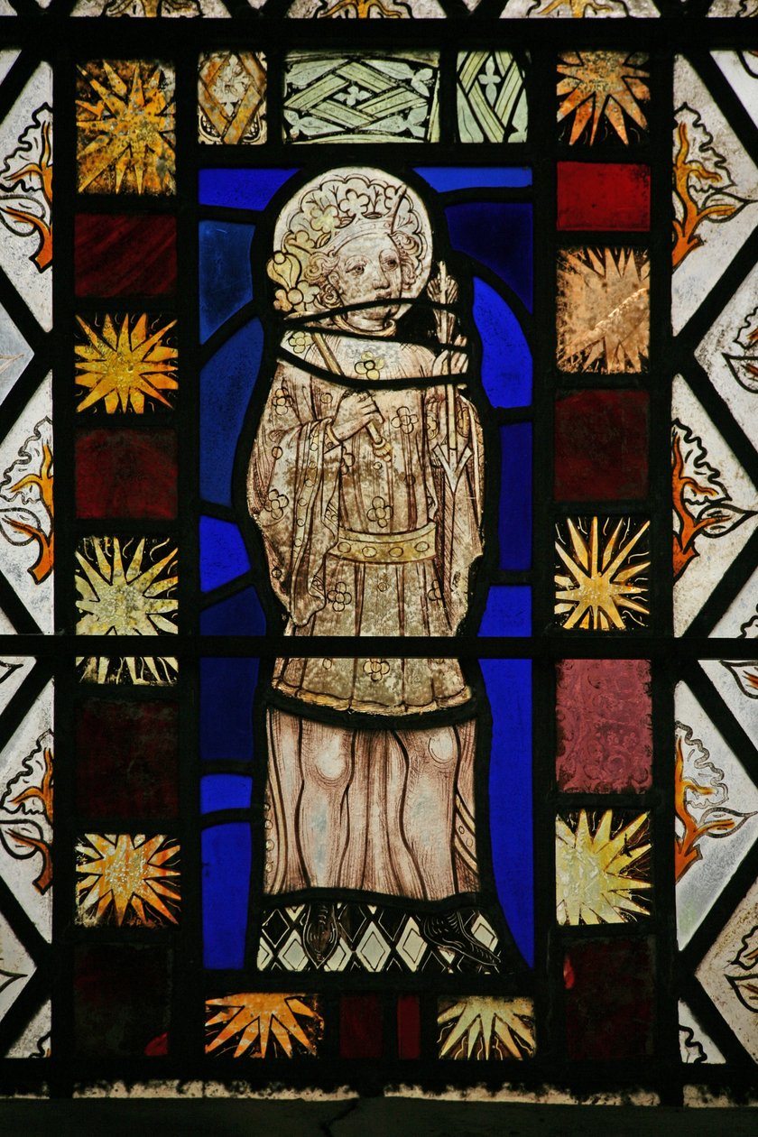 Fenster Sa mit Darstellung von St. Edmund von English School